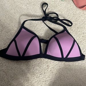 pink victoria secret swim top